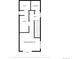 Third floor layout features primary bedroom, bath, laundry, walk in closet and balcony at 1735 Lowell Blvd, Denver, CO 80204