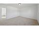 The bedroom is bright and clean with new carpet, fresh paint, and a large closet at 1524 Twin Sisters Dr, Longmont, CO 80504