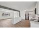 Open floorplan combines the kitchen, living, and dining rooms creating a great entertaining space at 1524 Twin Sisters Dr, Longmont, CO 80504