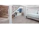 Finished basement with a bedroom features stairs and ample storage space at 1718 W 33Rd Ave, Denver, CO 80211