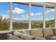 Comfortable living room with neutral tones features large windows and scenic mountain views at 10354 Georgia Cir, Morrison, CO 80465
