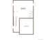 Basement floor plan featuring unfinished space and an unexcavated area at 9253 Truckee Ct, Commerce City, CO 80022