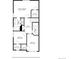 Layout of second floor showing three bedrooms and associated bathrooms and closet locations at 9421 Morning Glory Ln, Highlands Ranch, CO 80130