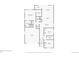 Detailed floor plan of the house, featuring layout, dimensions, and room names for the primary floor at 9628 Albion Ln, Thornton, CO 80229