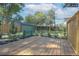 Spacious wooden deck overlooking the backyard at 1875 Jay St, Lakewood, CO 80214