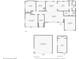 Detailed floor plan showcasing layout with dimensions for bedrooms, living spaces, and garage at 225 N Ivanhoe St, Denver, CO 80220
