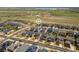 Stunning aerial view of a neighborhood, with lush landscaping, sidewalks, and well-maintained homes at 9486 Juniper Way, Arvada, CO 80007