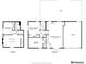 Detailed floor plan showcasing the layout with bedrooms, kitchen, dining, garage and deck at 4374 E Peakview Cir, Centennial, CO 80121