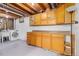 Basement laundry room with plenty of cabinet space at 4374 E Peakview Cir, Centennial, CO 80121