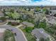 An aerial view of a neighborhood showcasing well-maintained homes, winding streets, and mature trees at 6544 E Alaska Dr, Denver, CO 80224