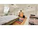 Hard wood attic bedroom with sky lights, natural light, and a closet with built in clothing storage at 2351 Federal Blvd # 401, Denver, CO 80211