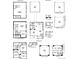 Detailed architectural floor plans for lower level, main level and upper level with garages and storage options at 14228 Currant St, Broomfield, CO 80020