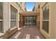 Gated and covered access to the building at 1521 Vine St # 101, Denver, CO 80206
