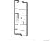 Floorplan of the third floor features primary bedroom, bath, hall and bedroom at 11155 W 17Th Ave # 103, Lakewood, CO 80215