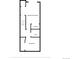 Floorplan of the first floor features recreation room, laundry, bath and bedroom at 11155 W 17Th Ave # 103, Lakewood, CO 80215