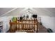 Open and airy attic with white walls and unique architectural details at 3242 Utica St, Denver, CO 80212