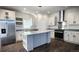 Modern kitchen featuring stainless steel appliances and granite countertops at 60600 E 56Th Ave, Strasburg, CO 80136