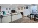 Spacious basement is perfect for relaxing and includes a fireplace and TV viewing area at 2060 Ash St, Denver, CO 80207
