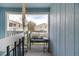 The balcony features a cozy seating area with a view of the surrounding neighborhood at 7937 Chase Cir # 176, Arvada, CO 80003