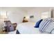 Well-lit bedroom featuring a comfortable chair and a view of the en-suite bathroom at 22674 E Henderson Dr, Aurora, CO 80016