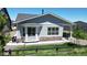 Single-Gathering home with stone accents and a large bay window, complimented by professional landscaping at 22674 E Henderson Dr, Aurora, CO 80016
