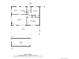Floor plan with layout, dimensions, and names of rooms, including the patio and garage at 1432 Xanthia St, Denver, CO 80220