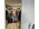 Walk in closet, well organized with plenty of space for clothes at 201 S Monmouth Ave, Firestone, CO 80520