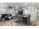 Comfortable living room and dining space, perfect for Gathering gatherings and social events at 1262 High Point Trl, Elizabeth, CO 80107
