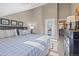 Serene bedroom with a comfortable bed and ensuite bathroom at 100 S Park Ave # E321, Breckenridge, CO 80424