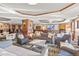 The lounge has a large seating area, a fireplace, and a TV at 100 S Park Ave # E321, Breckenridge, CO 80424