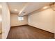 A functional basement area with recessed lighting and a window for light at 11 Gordon Dr, Castle Rock, CO 80104