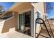 Second story balcony featuring a black porch swing at 4010 S Rifle Way, Aurora, CO 80013