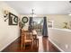 Bright dining area with sliding glass doors leading to the outdoor deck, creating a seamless transition at 12388 Jasmine St, Brighton, CO 80602
