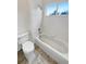 Bathroom featuring a combined tub and shower at 5521 Spruce Ave, Castle Rock, CO 80104