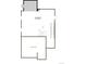 Basement floor plan featuring an unfinished basement and unexcavated area at 25171 E Evans Dr, Aurora, CO 80018