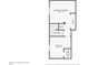 Basement floor plan featuring a finished basement, a bedroom, and a bathroom at 1099 Thornbury Pl, Highlands Ranch, CO 80129