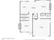 First floor plan featuring a kitchen, living room, Gathering room, dining room, bathroom, laundry room, and garage at 1099 Thornbury Pl, Highlands Ranch, CO 80129