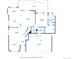 Floorplan showing the layout of the main level at 1105 Oakhurst Dr, Broomfield, CO 80020