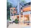 Multi-level exterior elevation with multiple balconies overlooking the pool at 1757 Whistlepig Ln, Broomfield, CO 80020
