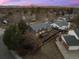 Aerial view of the home showing a deck and fenced in yard at 2090 S Gray Dr, Lakewood, CO 80227
