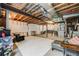 Unfinished basement showing duct work, large storage and entertaining space at 22765 E Ottawa Pl, Aurora, CO 80016