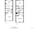 Detailed floor plan showcasing the layout of the first and second floors at 2927 W 81St Ave # B, Westminster, CO 80031