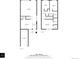 Detailed floor plan featuring bedrooms, bathrooms, laundry room, hall, and walk-in closet at 7841 S Kalispell Cir, Englewood, CO 80112
