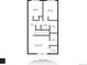 Upstairs floor plan featuring bedrooms, bathrooms, laundry room, hall, and walk-in closet at 7841 S Kalispell Cir, Englewood, CO 80112