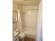 Bathroom featuring a tub, shower, and toilet, offering a clean and functional space at 1131 N Lafayette St # 304, Denver, CO 80218