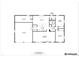 Detailed floor plan showcasing the layout with dimensions of each room in the home at 4855 E Atlantic Pl, Denver, CO 80222