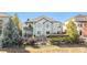 Stately home featuring a backyard patio, pergola, and balcony at 26781 E Clifton Dr, Aurora, CO 80016