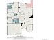 Detailed floor plan showcasing layout of rooms, including kitchen, living room, bedrooms, and bathrooms at 26781 E Clifton Dr, Aurora, CO 80016