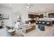 Open concept living room flowing into kitchen and dining, ideal for gatherings and everyday living at 22183 E Rocky Top Pl, Aurora, CO 80016