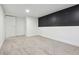 Spacious finished basement room with built-in cabinets at 720 Raleigh St, Denver, CO 80204